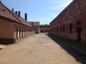 Cell blocks of Terezin's smaller fortress